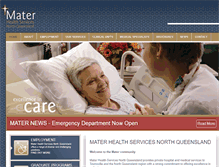 Tablet Screenshot of matertsv.org.au